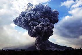 Particle-Laden Turbulent Flows II Volcanic Eruption: Understanding dispersion of volcanic particles in the atmosphere