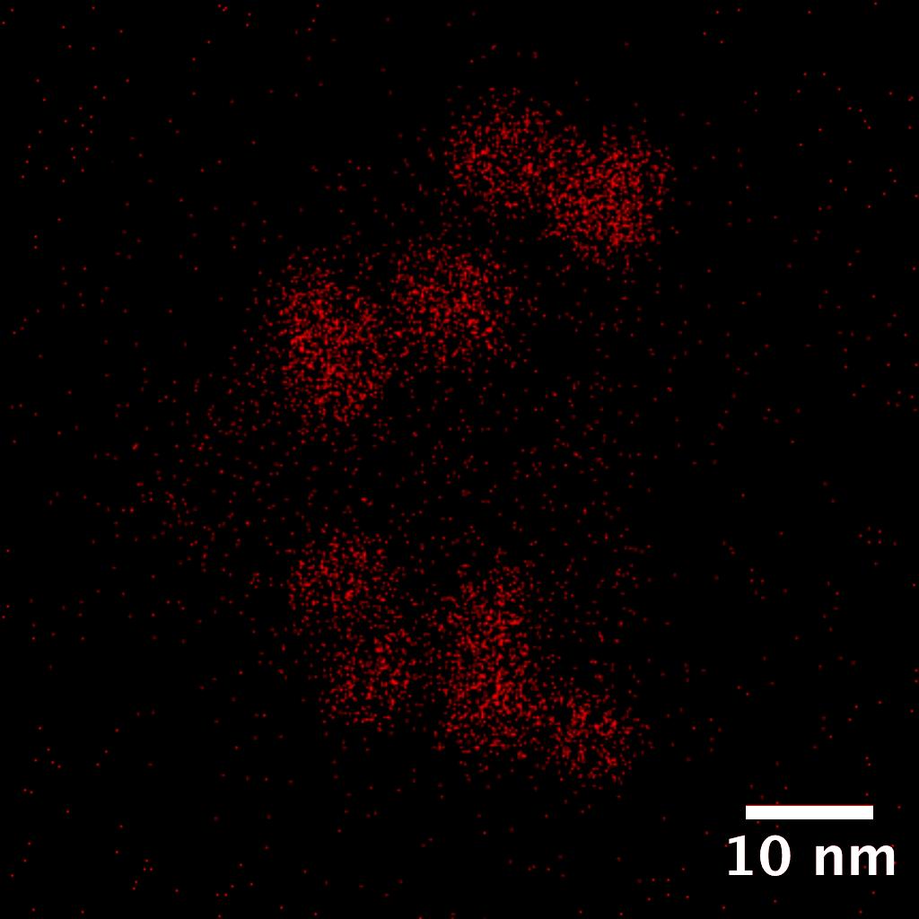 X-ray elemental mapping nanoparticles!