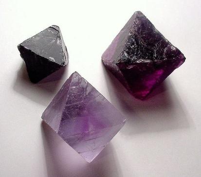 Fluorite Fracture Minerals with