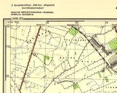 In Hungary, sheet border of the civilian topographic maps are following the grid lines of the EOV (the national grid), without any geographic coordinate indicated (Fig. 25).