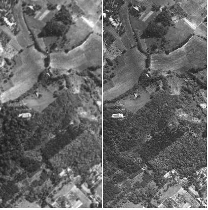 Terrain and elevation models Fig. 48. Stereo photo-pair: if our eyes are focusing to the infinite seeing this, the image appears in 3D.
