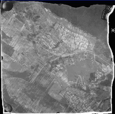 Ortho-rectification of aerial photos Fig. 60. The edge of the rectified airphoto is an irregular line because of the relief. 9.
