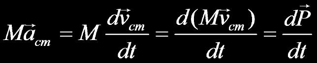 Slide 67 / 69 xternal Forces and enter-of-mass Motion However if net force on a system of particles is not zero, them momentum is not conserved and the velocity of the center of mass changes.