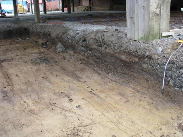 Remedial Works Preliminary excavation of