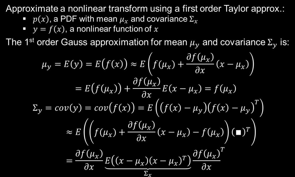 Gauss approximation