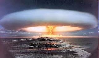 Hydrogen Bombs Hydrogen bombs are an example of nuclear fusion.