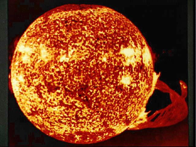 The Sun: Nuclear Fusion Sun + + 4 H Four hydrogen nuclei (protons) 2 e