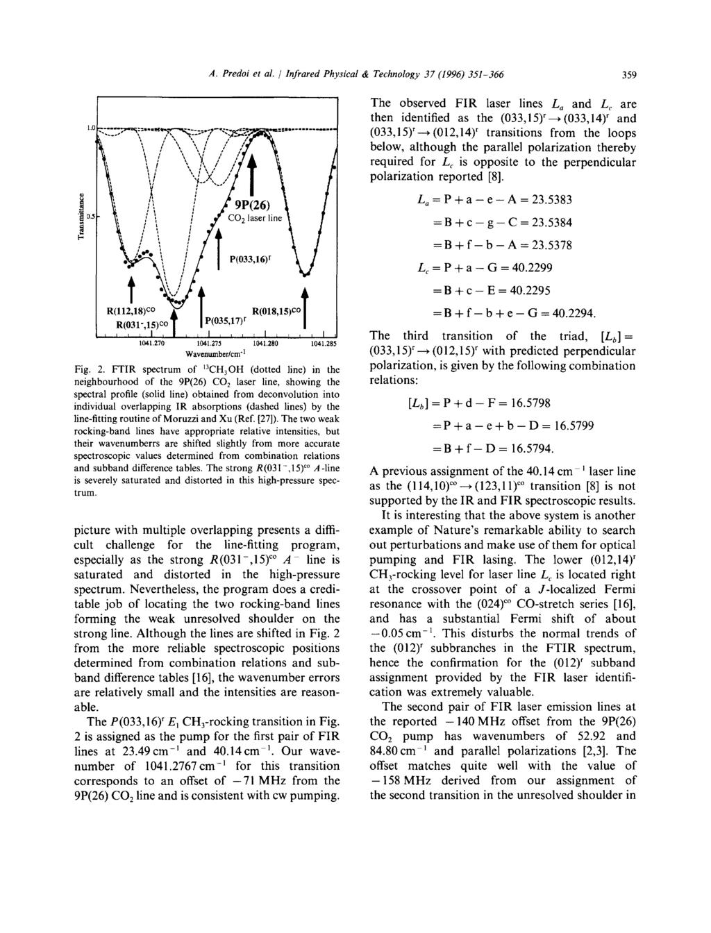 i "~ 0.5 i [- 101... A. Predoi et al. I Infrared Physical & Technology 37 (1996) 351-366 359... ',,! ',,,,: ; /, ~", ;!