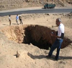 Envestigation Land subsidence was reported in eight regions of Fars province,