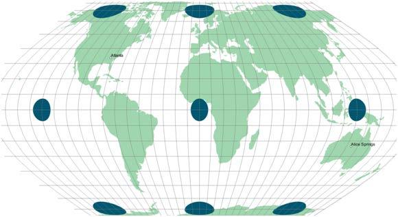 Eckert IV Map Projection The Eckert IV is useful for world maps as it is equal-area and is pleasing to the eye. Its standard parallels are at 40 30 N and 40 30 S.