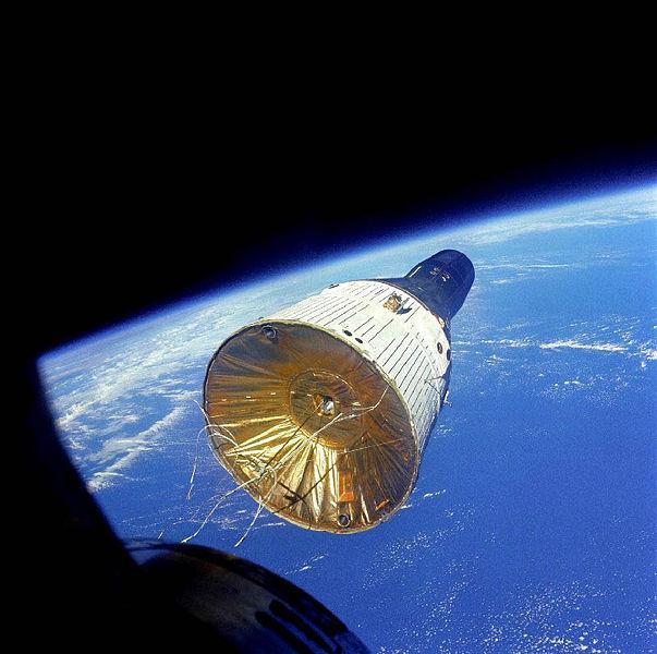 Final Rendezvous The crew of Gemini 6 took this photo of
