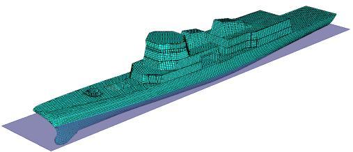 The NAPA-Steel/MAESTRO interface program can generate a full ship finite element mesh in MAESTRO format from a molded form structural model with one click of a button.