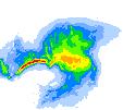 large-scale monsoon flow and moisture flux because a small amount of moisture is