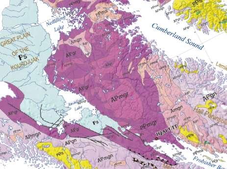 Geology of Nunavut Granites Granites make up a large portion of Nunavut.