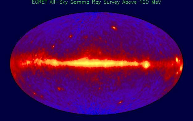 The Gamma-ray Sky in False Color from