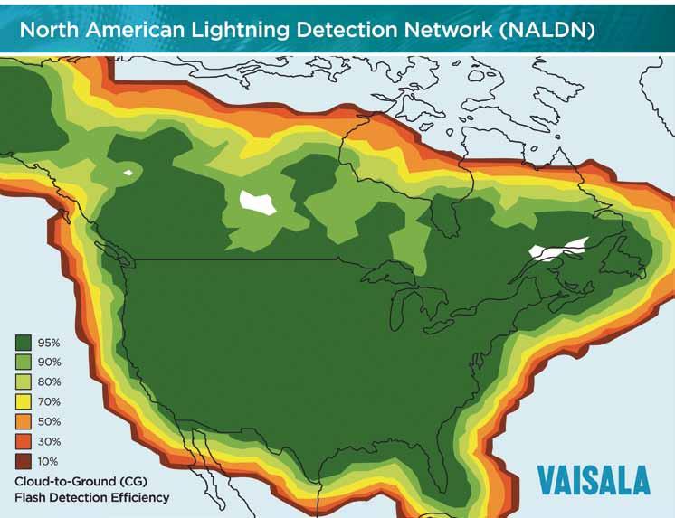 Setting the Standard for Accuracy and Reliability. Lightning information you can trust Vaisala s NLDN captures more lightning event parameters, assuring better precision and accuracy.