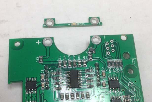 Remove the main control board from the face plate.