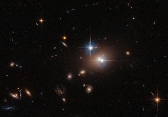 Quasar Quasar: quasi-stellar radio source : Quasar: extremely bright source, luminosity can be 100 times greater than that of the Milky Way Compact region in the center of a massive galaxy
