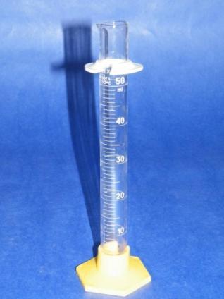 Graduated cylinder An instrument used to measure and pour