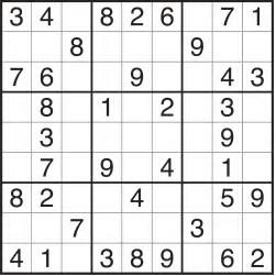 Propositional Satisfiability Applications of satisfiability Sudoku puzzle For each cell with a given value, we assert p(i, j, n) when the cell in row i and column j has the given value n.