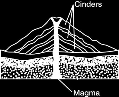 The long tube in the ground that connects the magma chamber to Earth s surface is called the A vent. B side vent. C pipe. D crater. 25. The ozone layer protects people from which of the following?