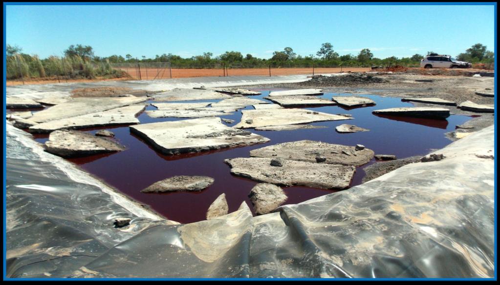 Frack pond, Kimberley
