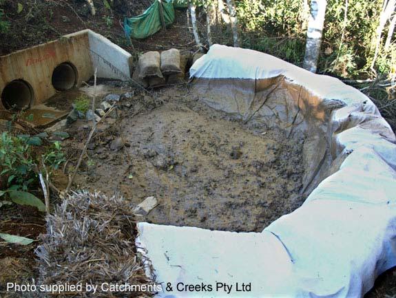 If however, sediment is allowed to settle within the stormwater pipe (Photos 9 & 10), then there is the high risk that a significant proportion of this sediment will be resuspended and washed through