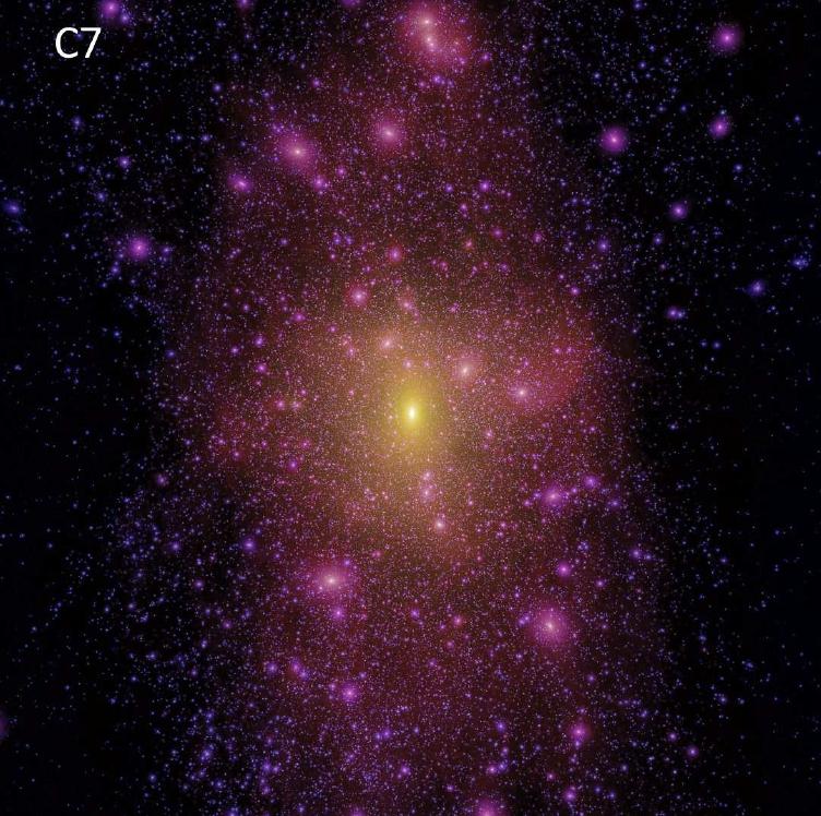 Dark matter effects on galaxy formation? Lovell et al 2013. CDM WDM Milky Way halos in CDM and WDM.