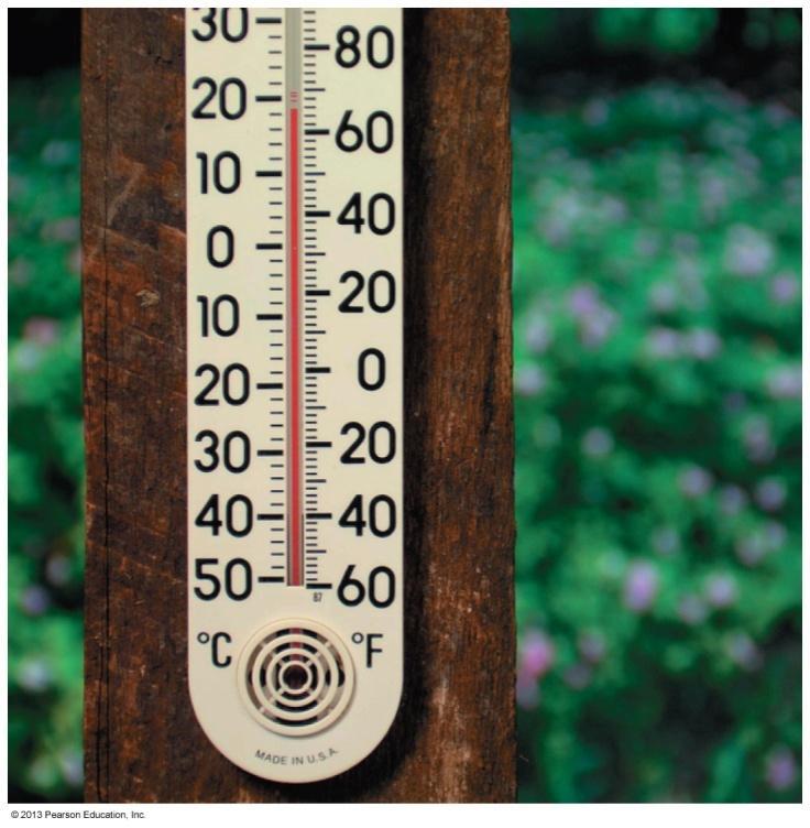 Temperature Measurement Temperature indicates how hot or cold a substance is, and is measured on the Celsius ( C) scale in the metric system,