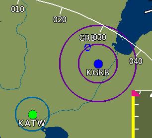 To display METAR airport color coding: 1. Press MORE > Setup Menu > Moving Map. 2. Scroll to Color Airports Using METARS and select YES.
