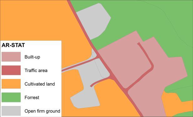 classification of all the properties. Where we only use the building point from the Cadastre the land use is only affected for the property where the point is located. 2.1.
