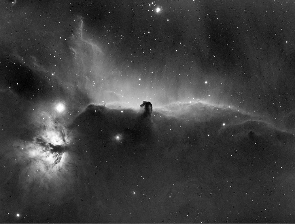 Above: IC 434 the Horsehead Nebula in constellation Orion by