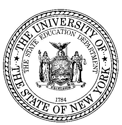 THE STATE EDUCATION DEPARTMENT / THE UNIVERSITY OF THE STATE OF NEW YORK / ALBANY, NY 12234 I.