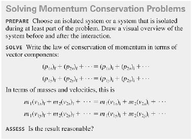 Summary Slide 9-30 Additional Questions Two cars, one heavier than the other, are used to test aspects of conservation of momentum on a test track.
