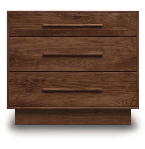 ﬁnish) with a variety of knob or pull options. *Bed headboard panel is laminated with maple, cherry or walnut veneer.