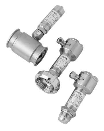 Pressure Transmitter ED 701 Hygienic and industrial process connections Zero setting function Accuracy < 0.