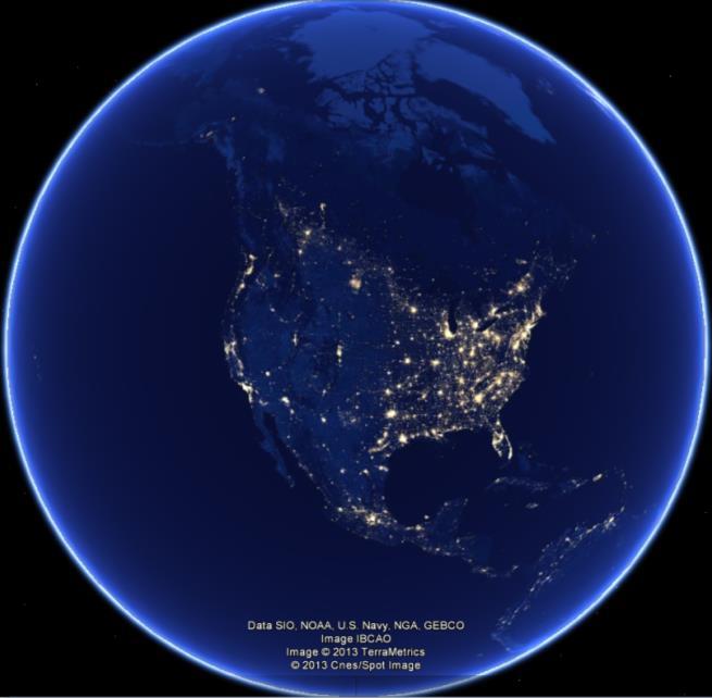 Methodology used to identify the Metropolitan Areas The study assumes that night lights satellite imagery provides valuable information for the