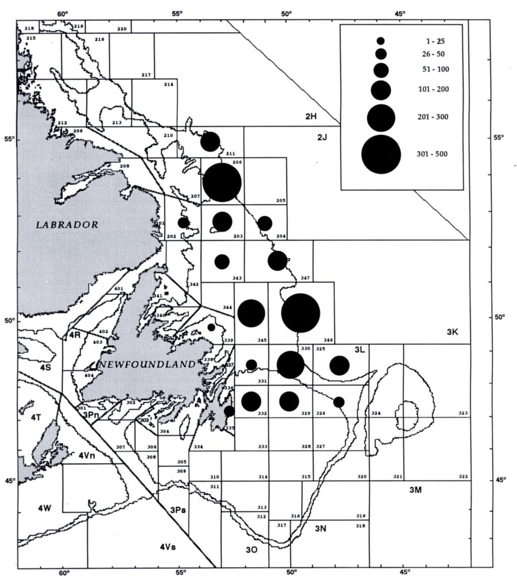 STENSON and KAVANAGH: Distribution of Seals in Offshore Waters of Newfoundland 125 Fig.
