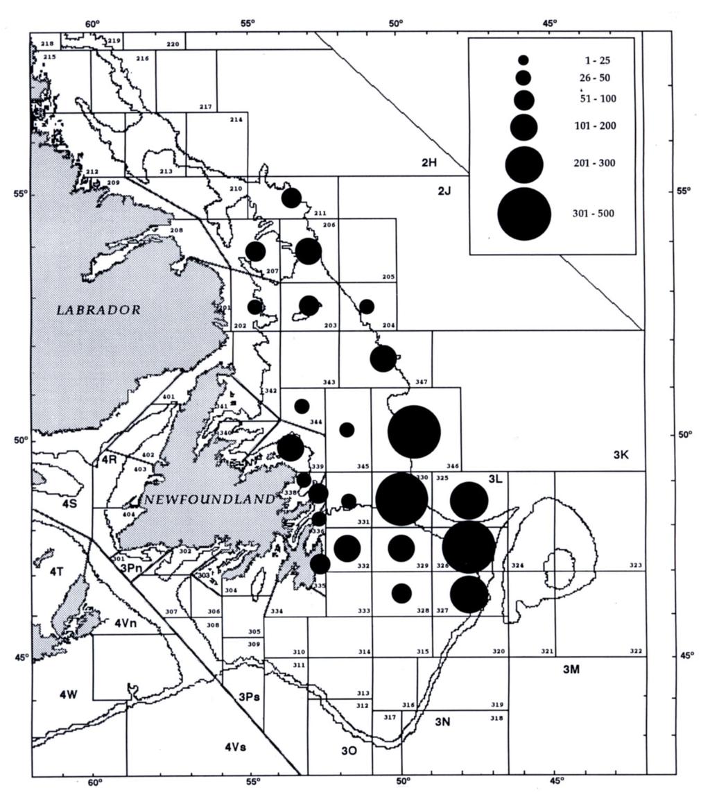 STENSON and KAVANAGH: Distribution of Seals in Offshore Waters of Newfoundland 127 Fig.