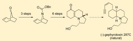 Converting Cycloalkanones into N- Heterocycles: Formal Synthesis of (