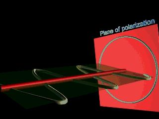 Fully Polarized Light Light which has its electric vector oriented