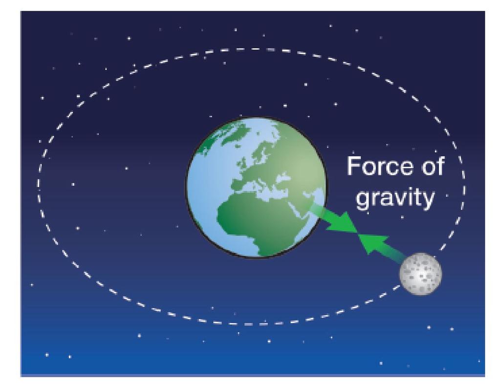 Gravitational force The force of gravity