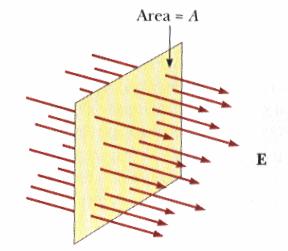 Electric flux Flux density : The number of field lines per unit area, perpendicular
