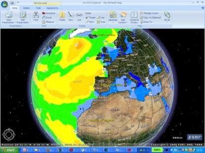 Application 3: OGC Web Map Services So that ECMWF products can be directly embedded in the forecasters workstations application All products accessible via WMS protocol: GetCapabilities