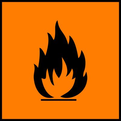 Classification of chemicals: 4- Flammable This category includes