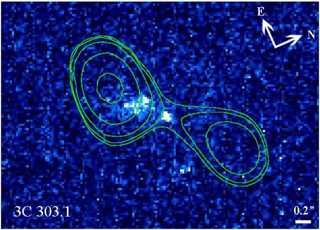 UV Observations of Jet-Induced Star Formation? We find UV emission aligned with the radio source in 3C303.1.