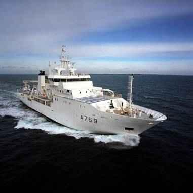 Ocean Survey vessel Beautemps-Beaupré - 3 300 t Co-funded by