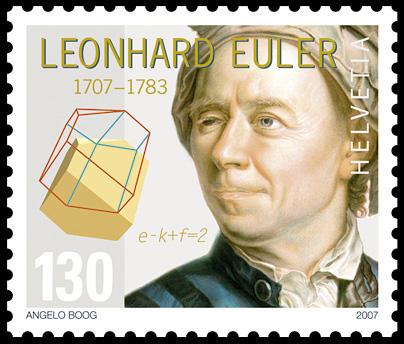 Leonhard Euler (1707-1783) Swiss Had 13 kids Worked in St.