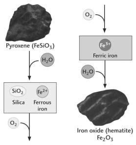 - Oxidation Oxidation Iron + Oxygen Iron Oxide or different iron oxides since the iron put into the system was probable already oxidized