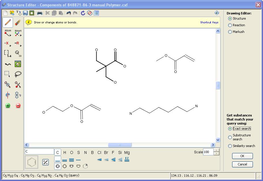 Manually registered Polymers Draw some of the